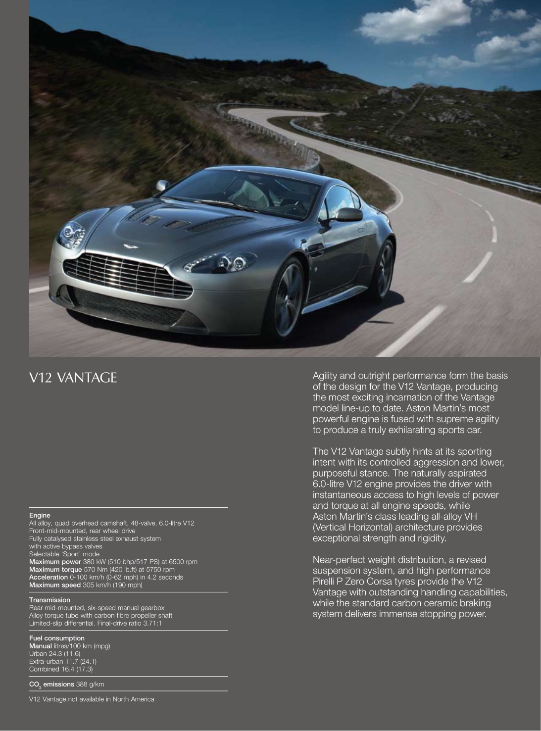 2009 Aston Martin Model Range Brochure Page 5